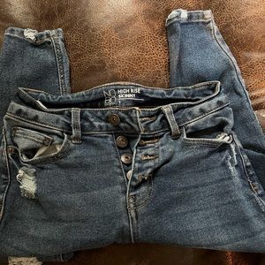 High rise skinny size 1